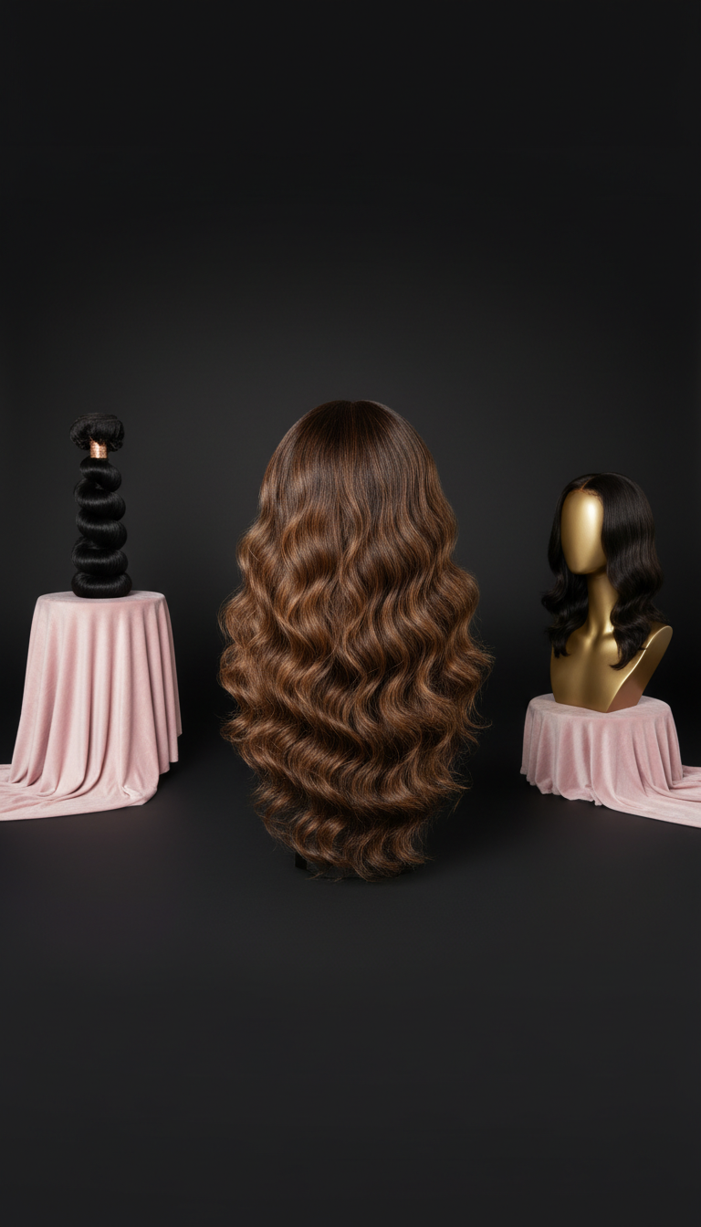 Custom Raw Hair Wig Sculpted Fit